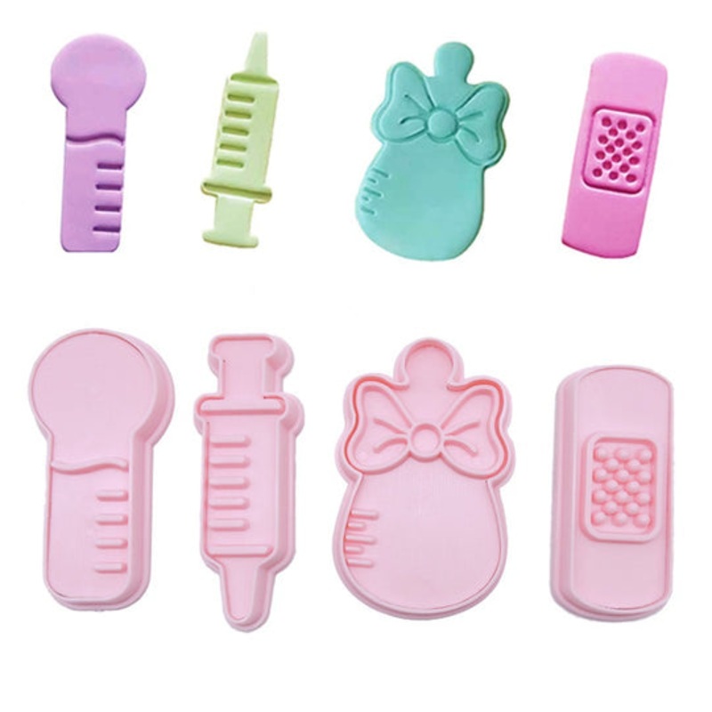 Baby Theme Fondant & Cookie Cutter 4Pcs Set