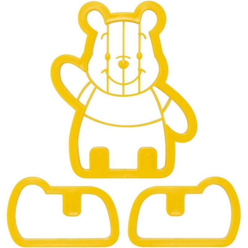 Bear Shape Cookie Cutter 3Pcs Set