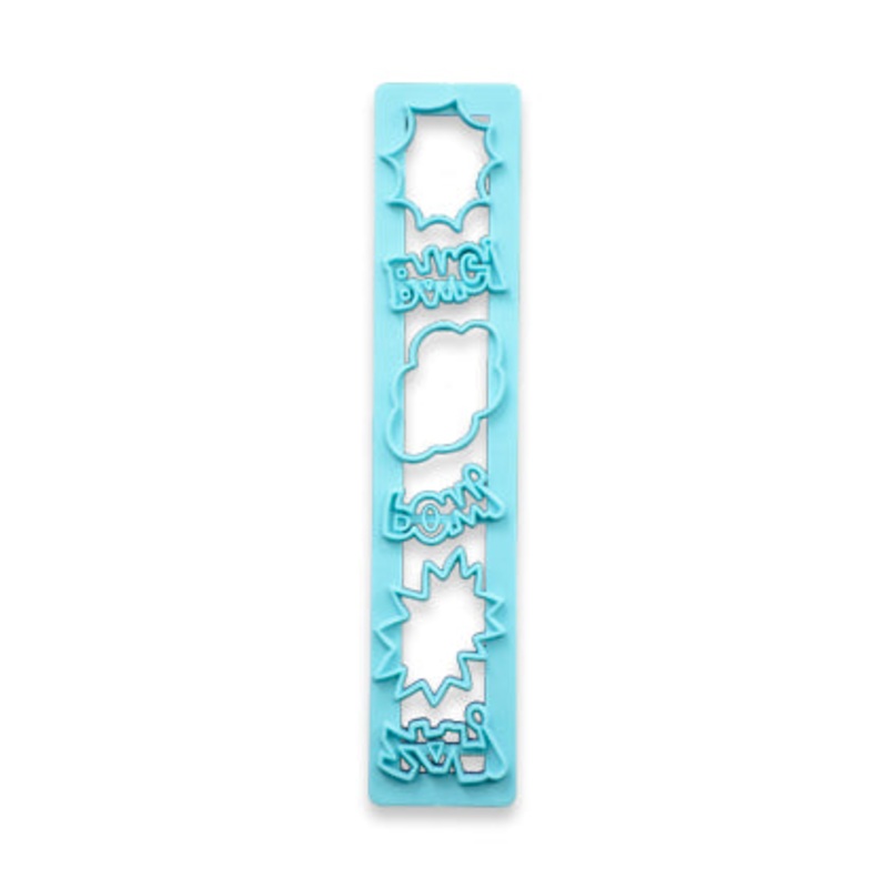 Blast Theme Fondant Cutter Plastic