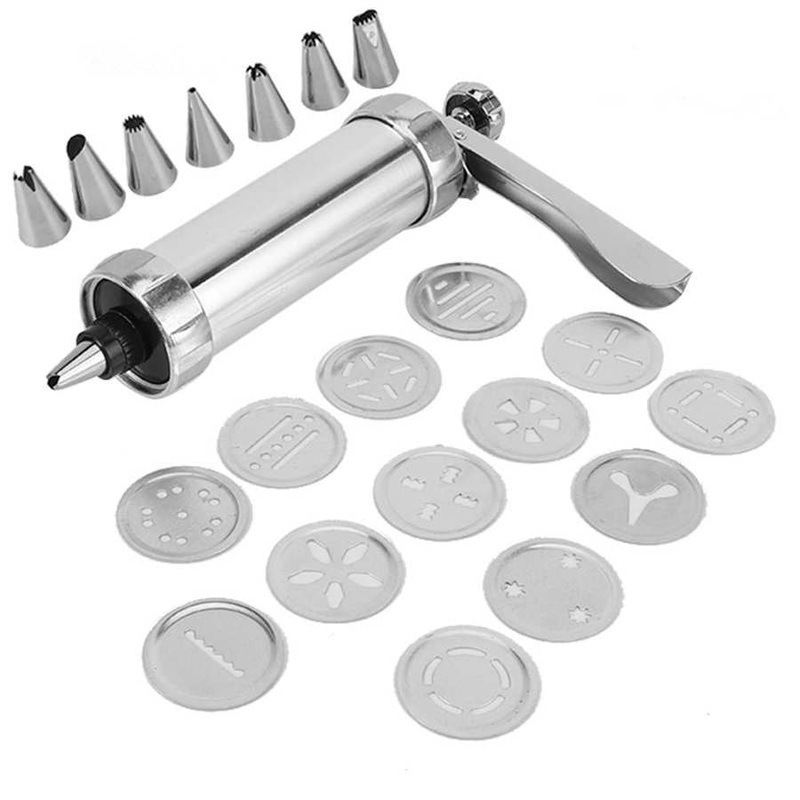Cookie Press And Icing Complete Set Steel