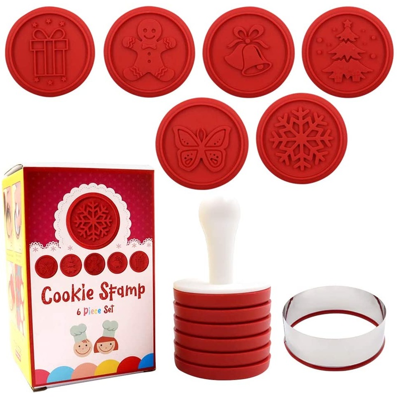 Cookie Stamp 6 Piece Set Diffrent Designs