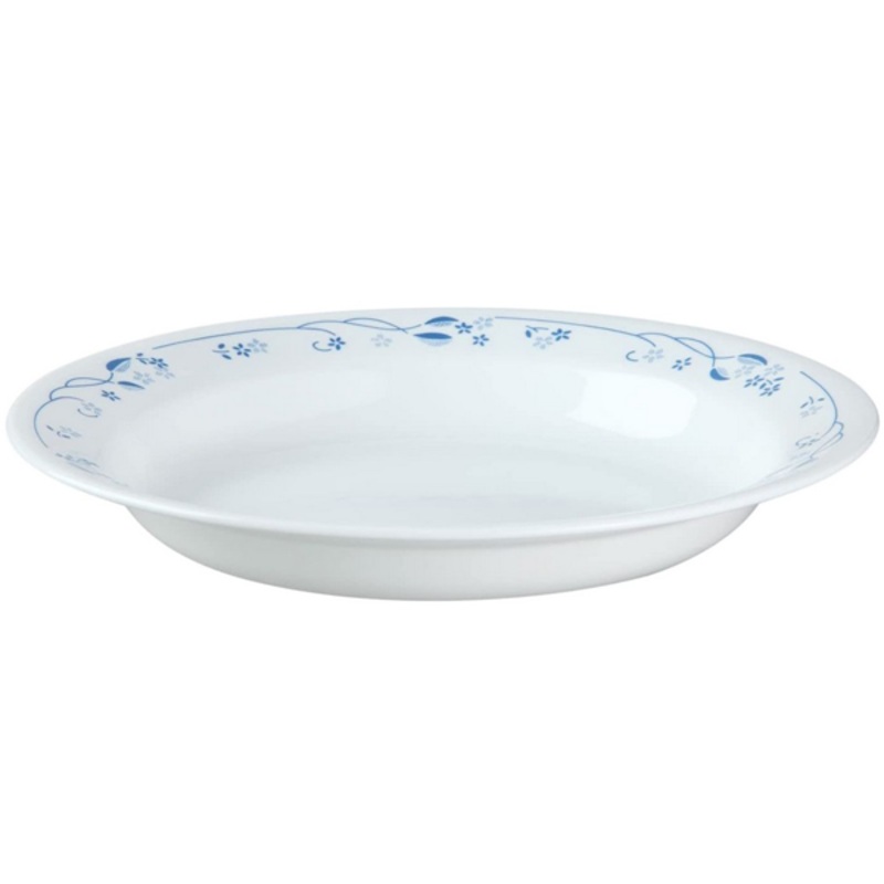 Corelle 15oz Rimmed Deep Plate - Provincial Blue
