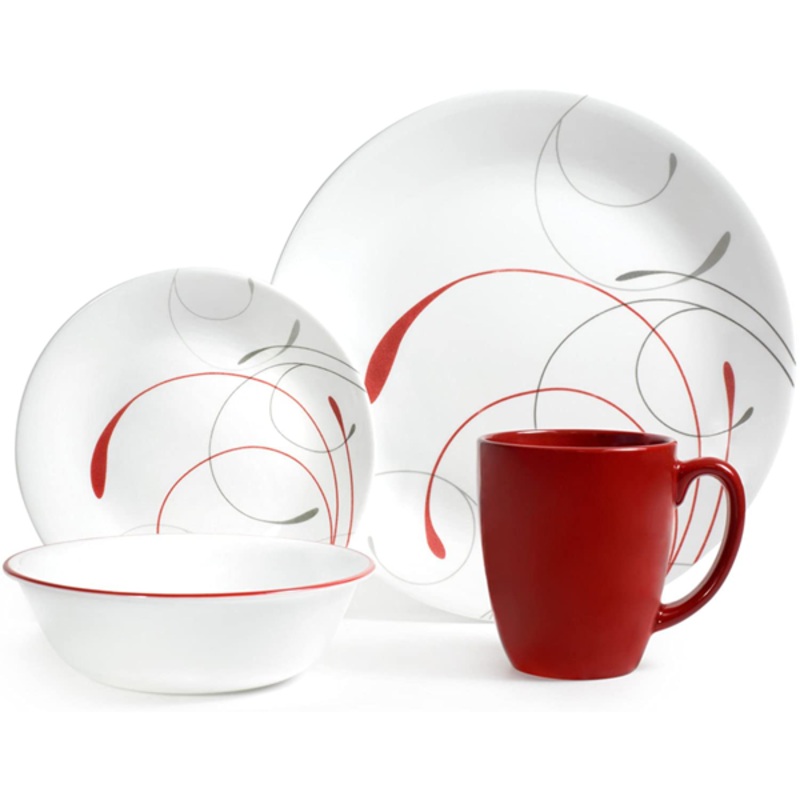 Corelle Livingware 16pc Dinnerware Set - Splendor Coupe