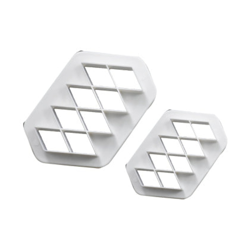 Diamond Cake Cutter 2Pcs Set