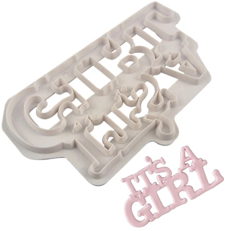 Its' A Girl Fondant Cake Cutter