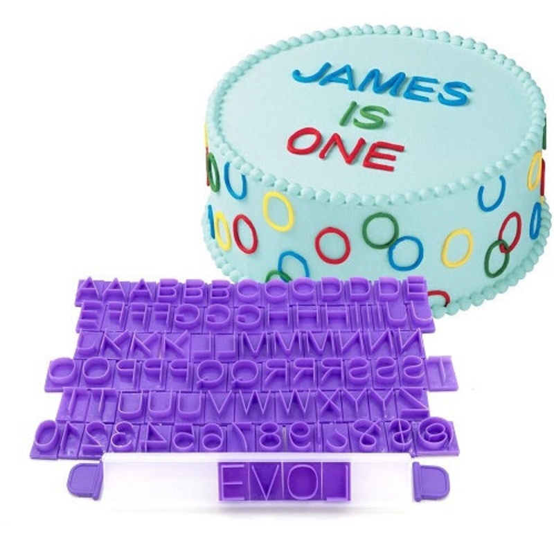 Letter Number Press 88Pcs Set Plastic