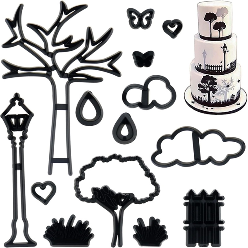 Park Tree Cookies Cutter Set