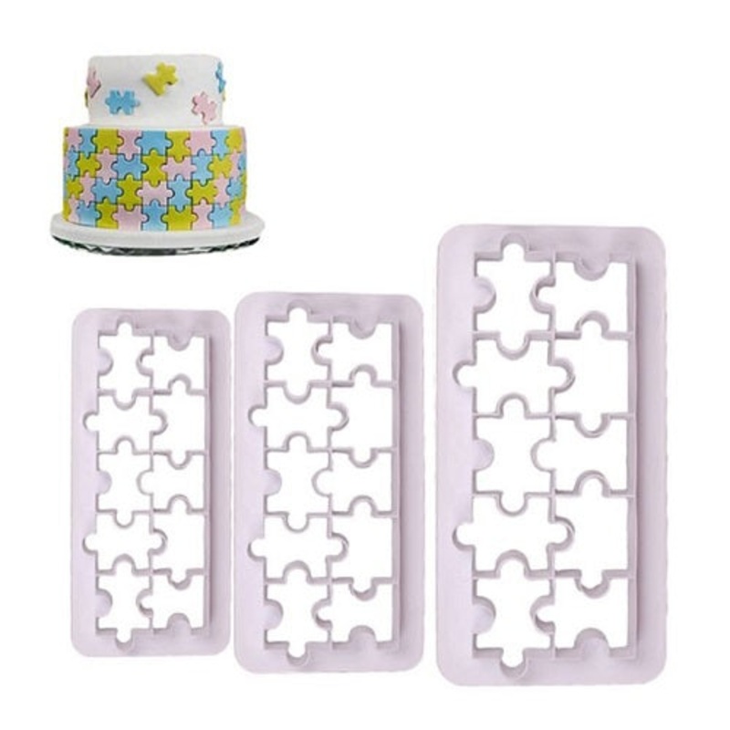 Puzzle Shape Multi Fondant Cake Cutter