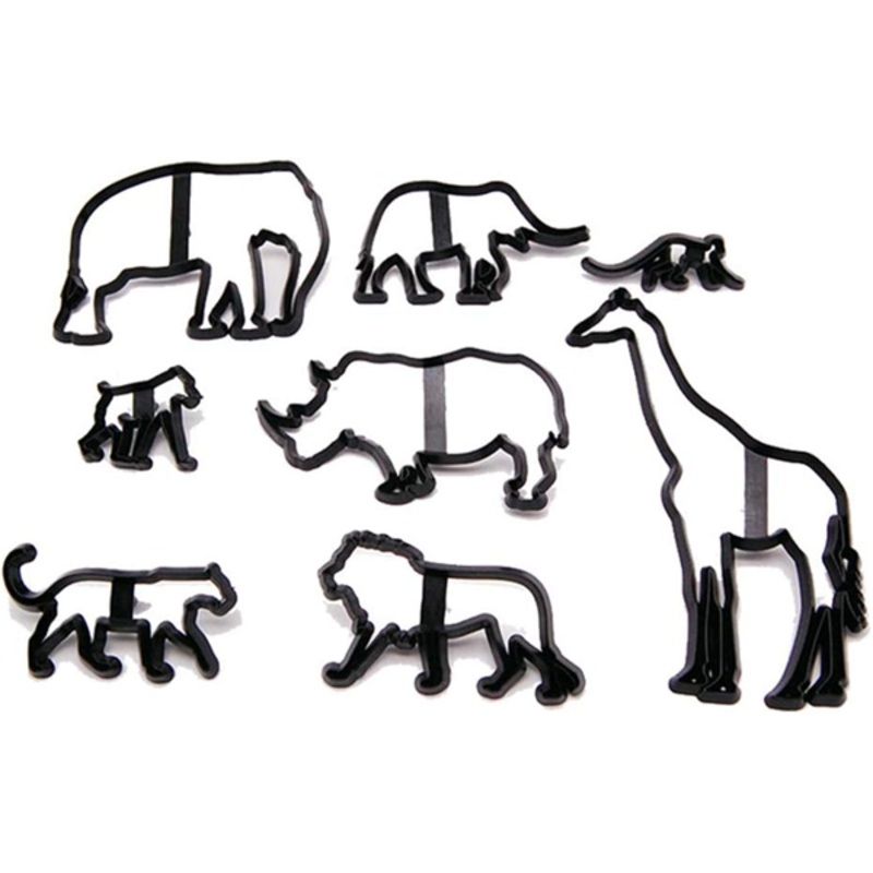Safari Animals Cake Cutter Set