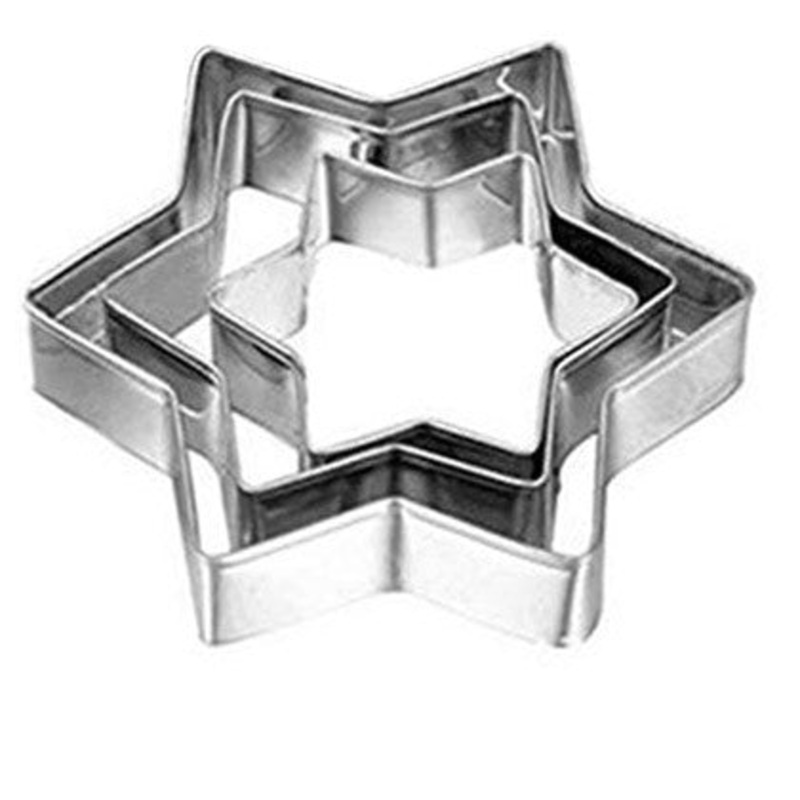 Star Cake Ring 3 Pcs Set Stainless Steel