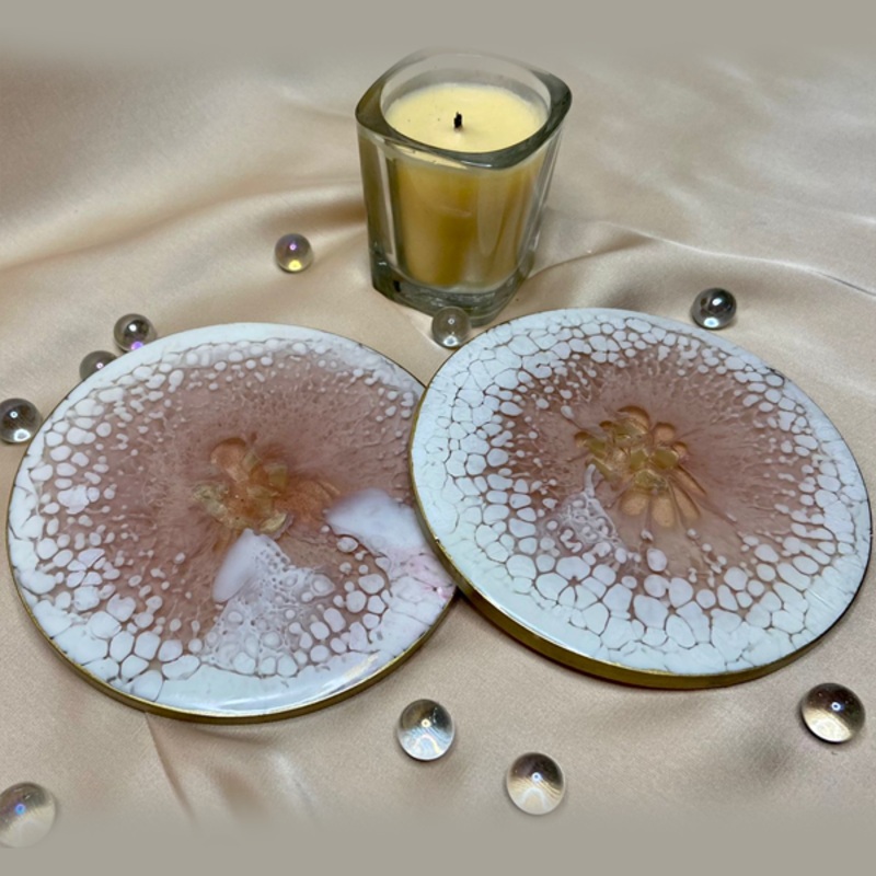 Handmade Resin Art Coaster Set 001