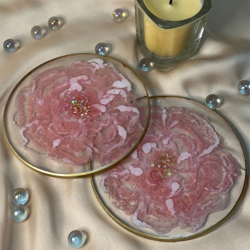 Handmade Resin Art Coaster Set 002
