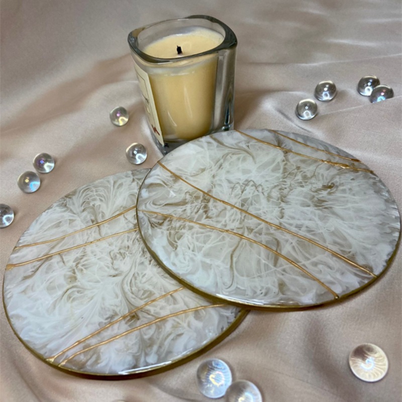 Handmade Resin Art Coaster Set 003