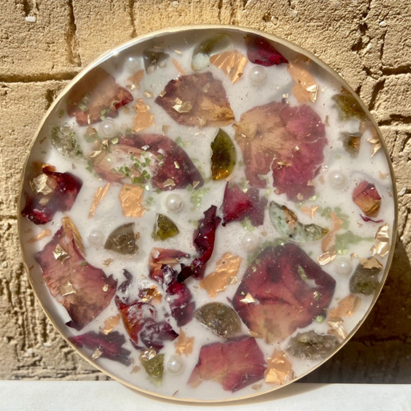 Handmade Resin Art Deep Treasure Coaster Set Of 2
