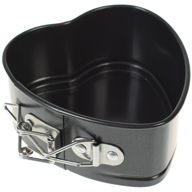 Heart Shape Cake Pan Non Stick Removable Base Small Size