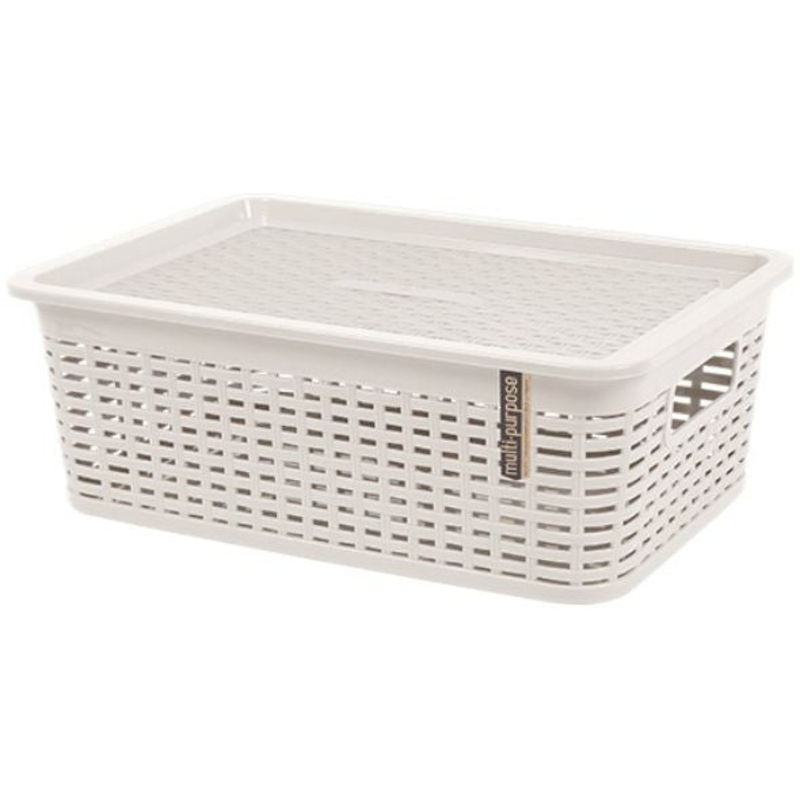 Rattan Basket With Lid