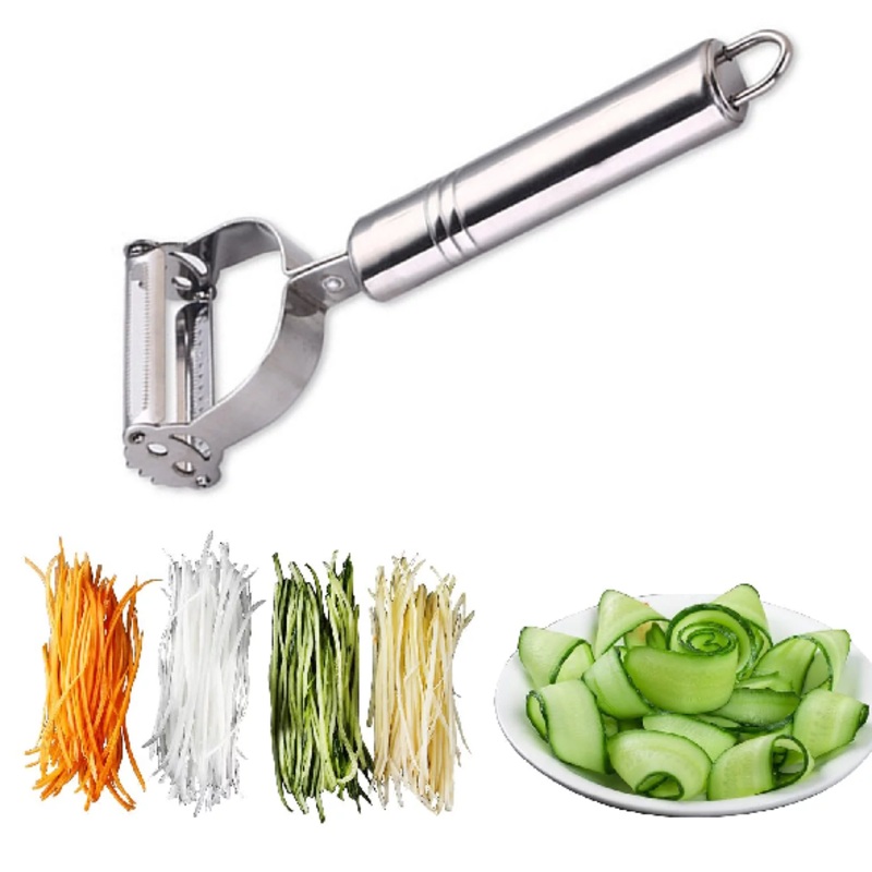 Stainless Steel Julienne Peeler 2in1 Vegetable