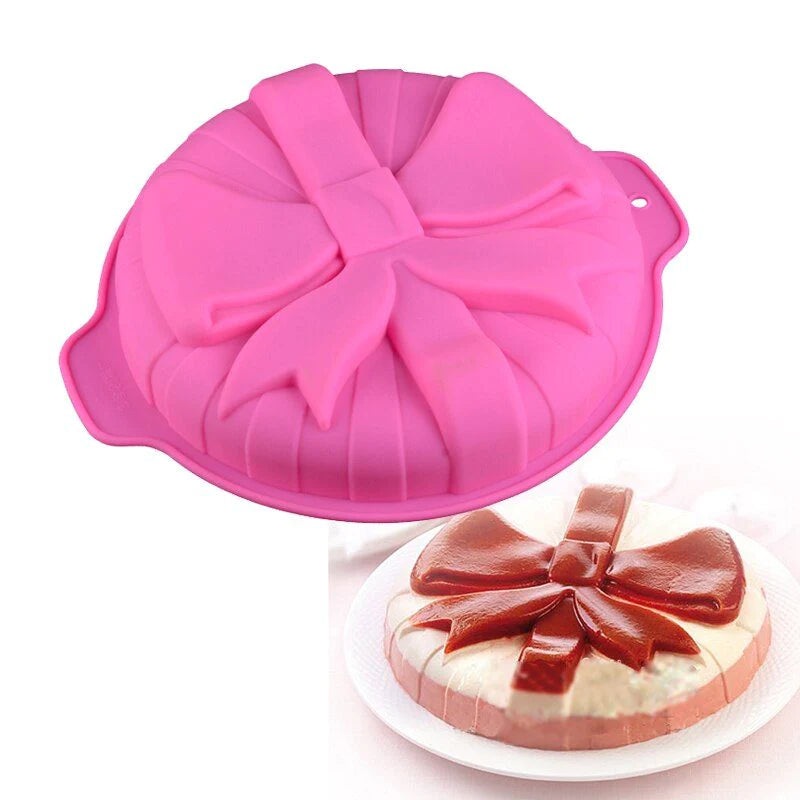 Bowknot Round Cake Baking Mold