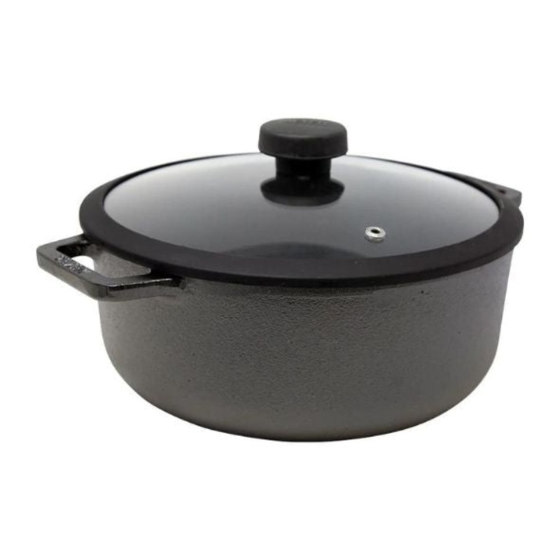 Meyer Cast Iron 24cm/4L Sauteuse with lid