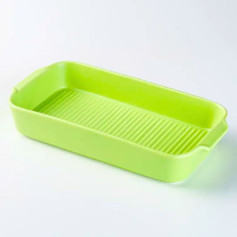 Porcelain Rectangular Dish 2Pcs