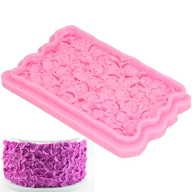 Rosette Silicone Cake Border Mold