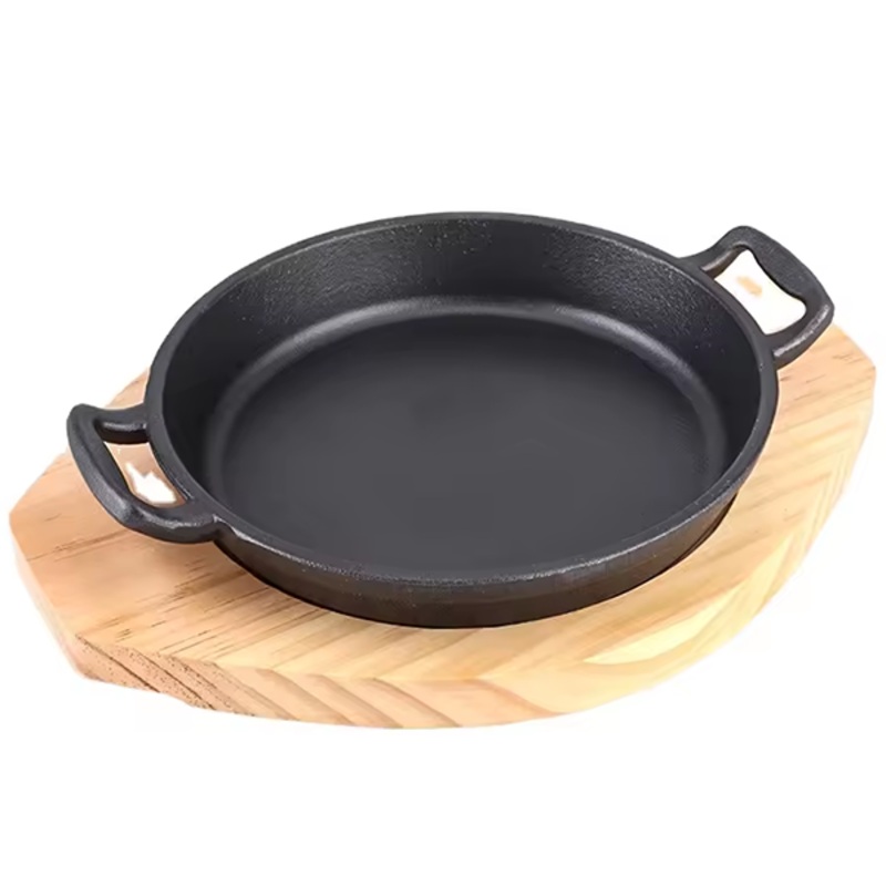 Round Cast Iron Sizzler Pan