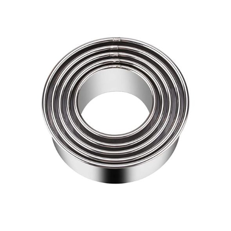 Stainless Steel Round Cookie Cutter Set