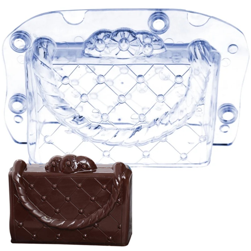 Acrylic Lady Purse Chocolate Mold Large Size