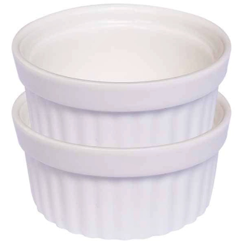 Porcelain Ramekins Set Of 2 Pcs
