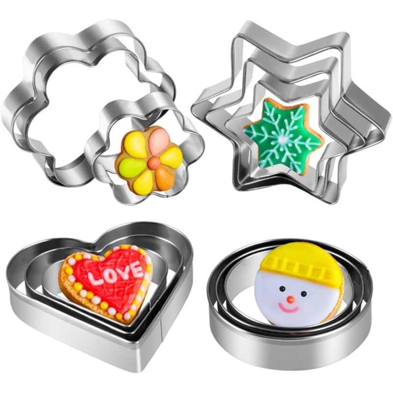 Cookie Cutter Steel 4 Shapes