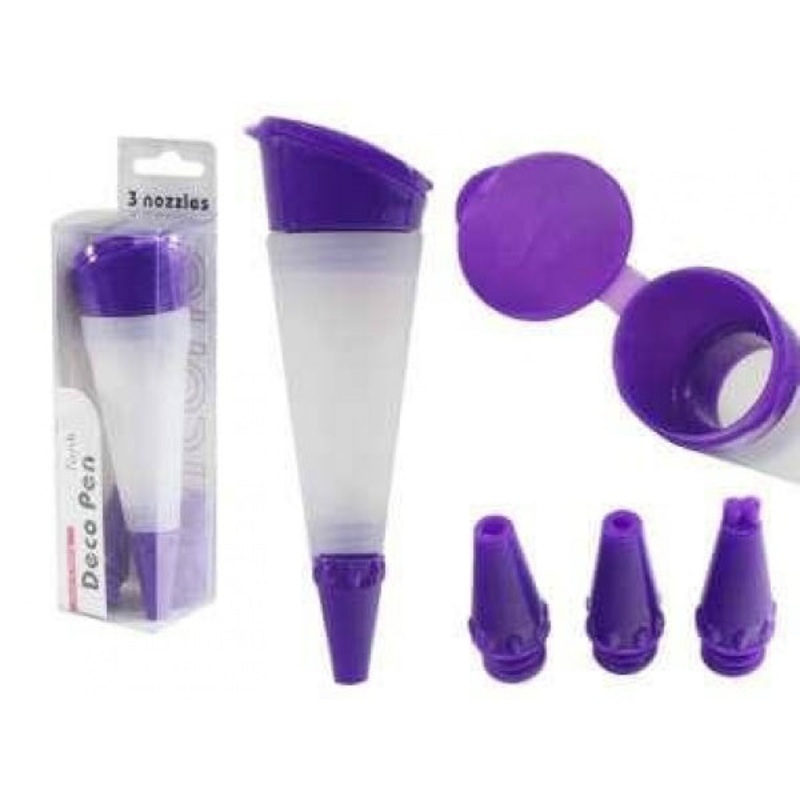 Decorating  Pen with 3 Nozzle/tips