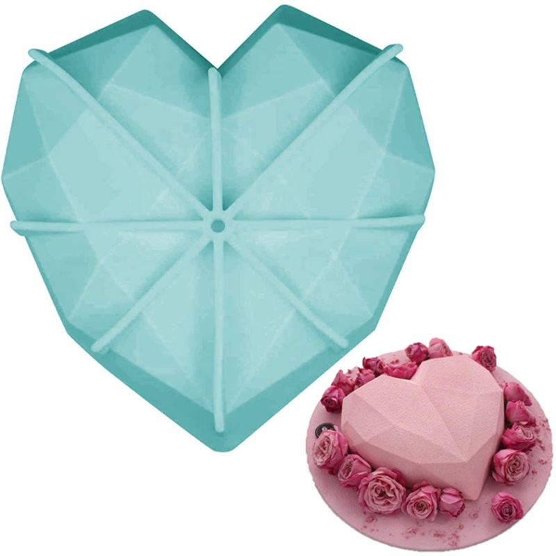Diamond Heart Shape Silicone Mold