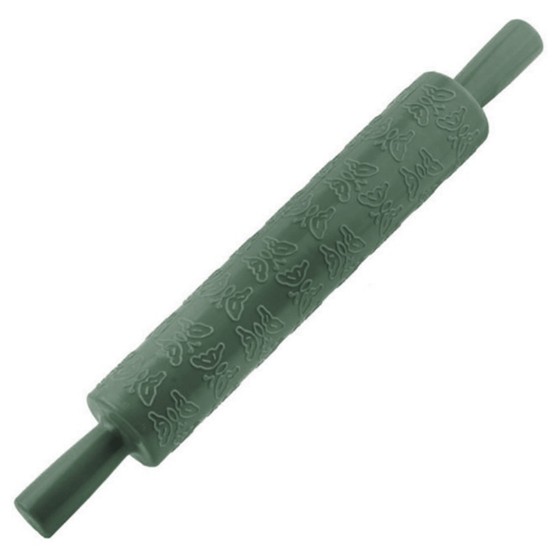Fondant Rolling Pin Textured - Small Butterfly