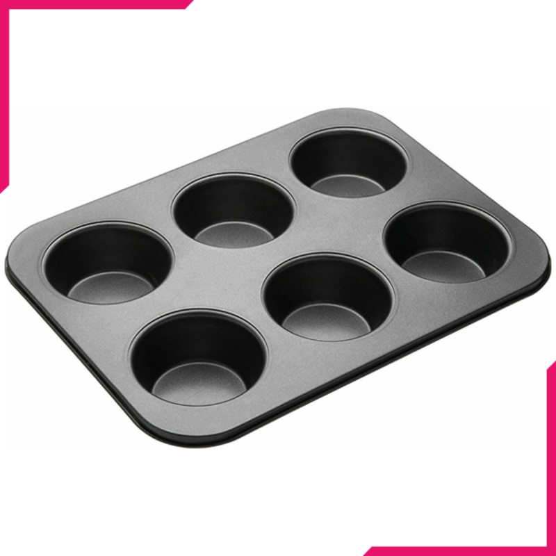 Muffin Tray 6 Muffins (Plain)