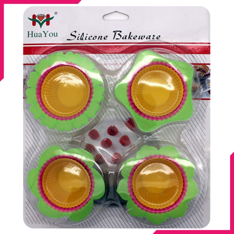 Silicone Flower Cupcake Molds