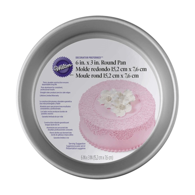 Wilton Decorator  Preferred Round  Pan 6" x 3"