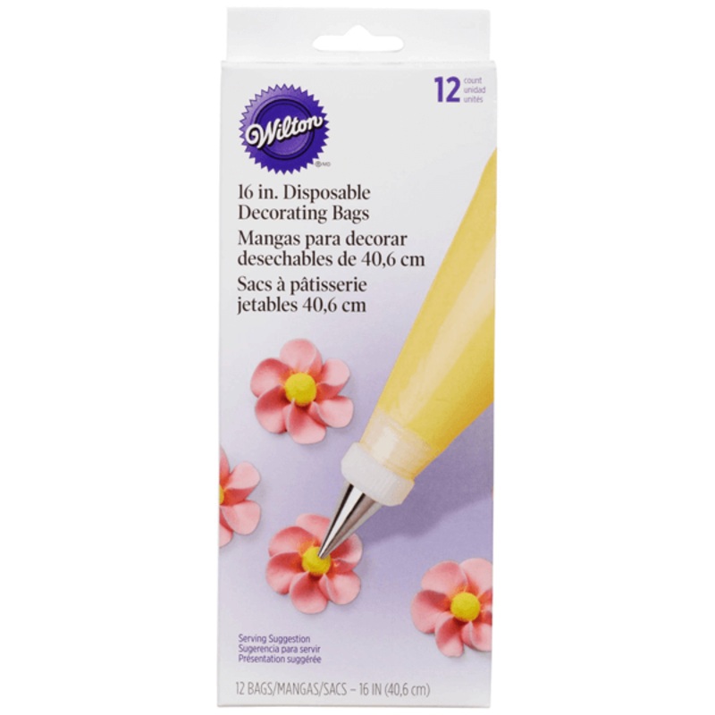Wilton Disposable Decorating Bags 16in. - 12 Bags