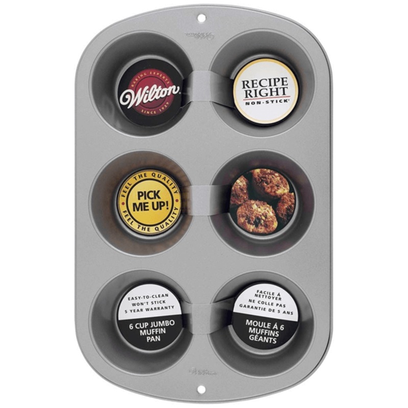 Wilton Recipe Right Jumbo Muffin Pan - 6 Cups