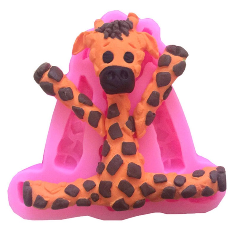 3D Silicone Baby Giraffe Fondant Mould