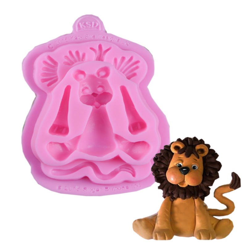 3D Silicone Baby Lion Fondant Mould