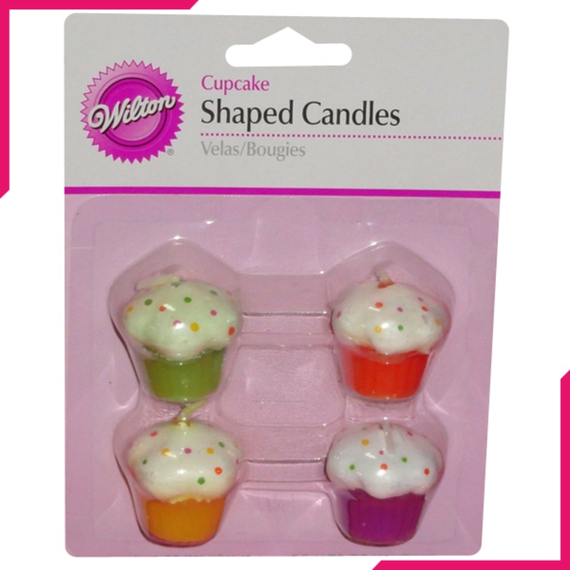 Cupcake Candle Set - 4pcs