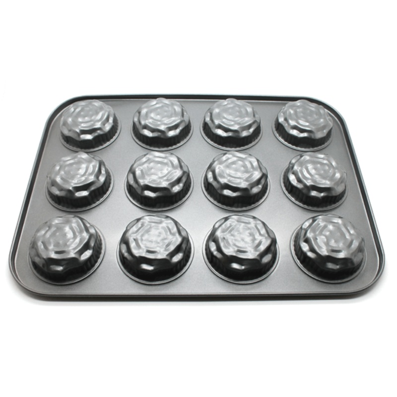 Fancy Floral Muffin Tray 12 cups