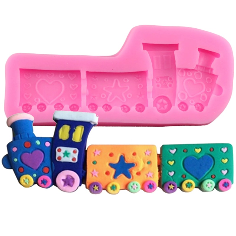 Silicone Small Cartoon Train