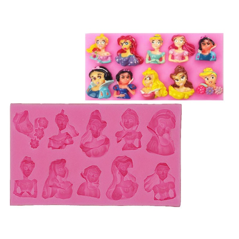 Small Princess Silicone Moulds