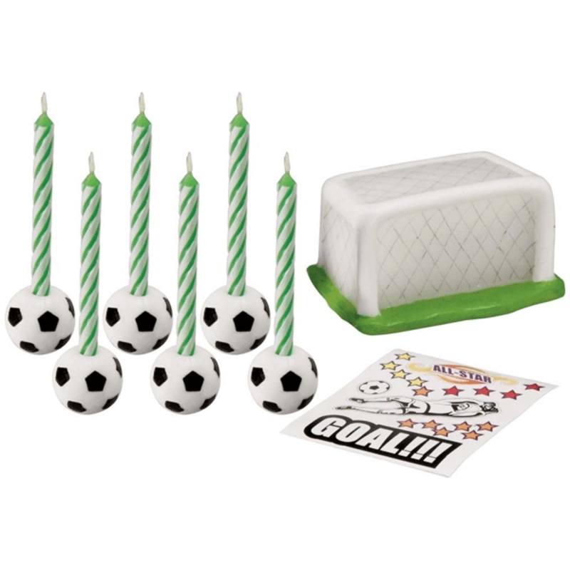 Soccer Candle Pkt=14pcs