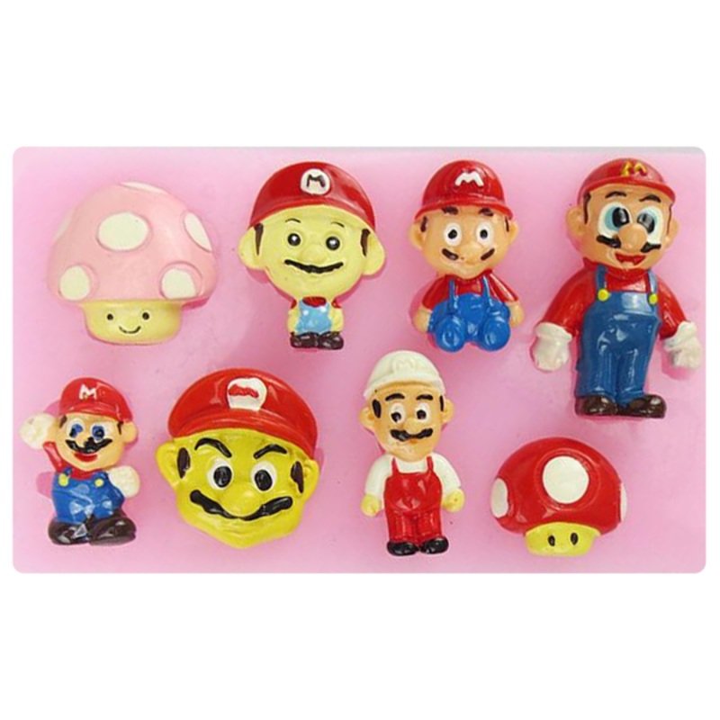 Super Mario Silicone mould 12 Styles