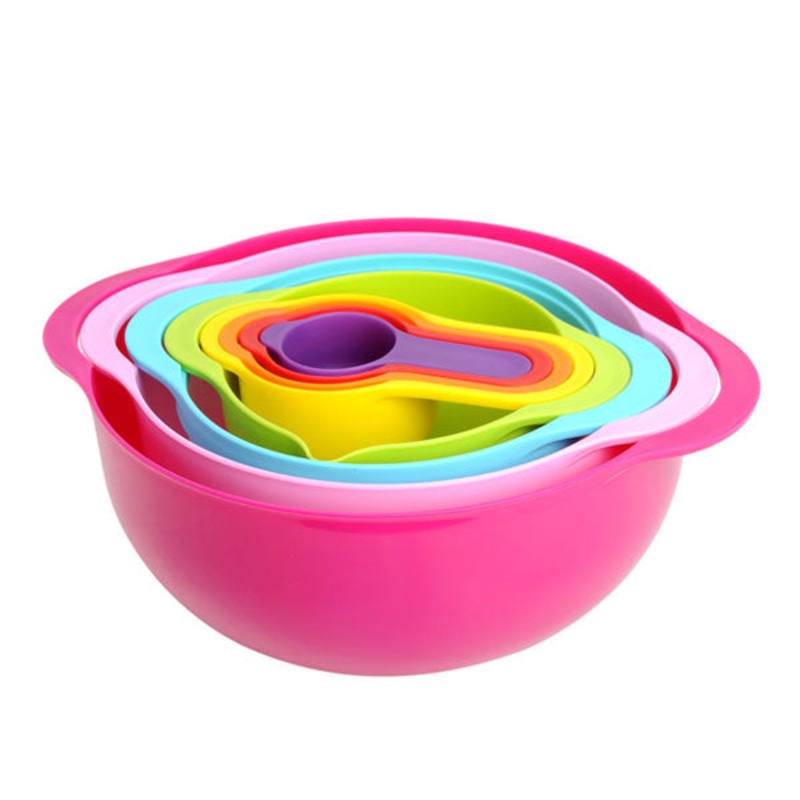 Sweet Color Mixing Bowl 10Pcs Set