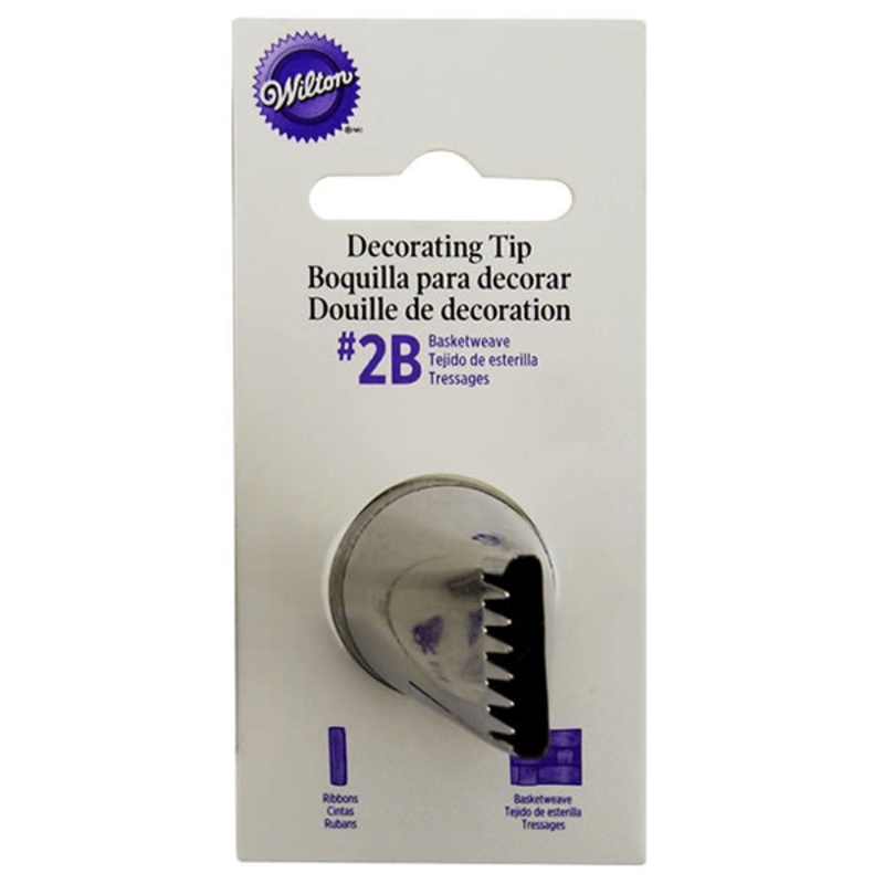 Wilton Basketweave Large Tip #2B Carded