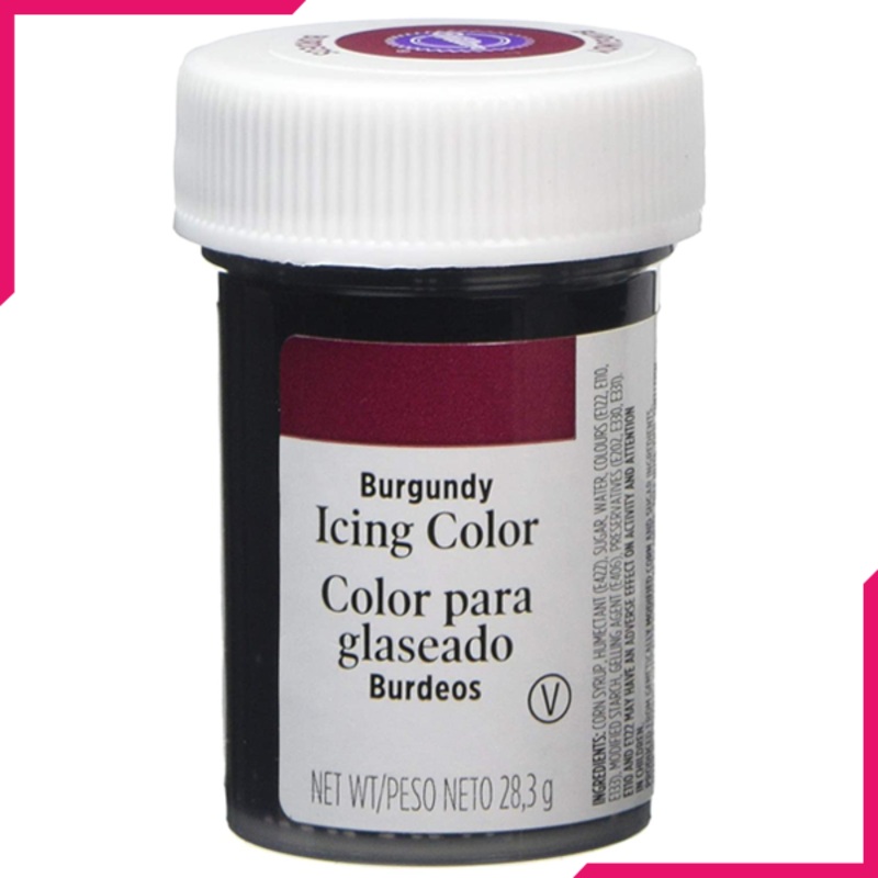 Wilton Burgundy Icing Color