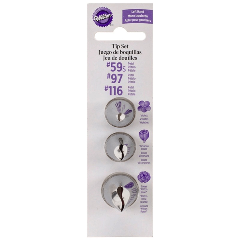 Wilton Left Hand-Petal Tips #59/97/116L St